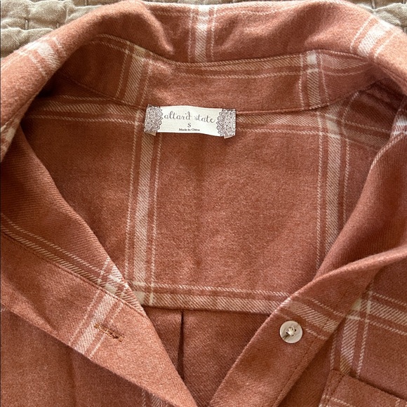 ALTAR’D STATE Flannel Feel Super Soft Plaid Shirt - Picture 3 of 7